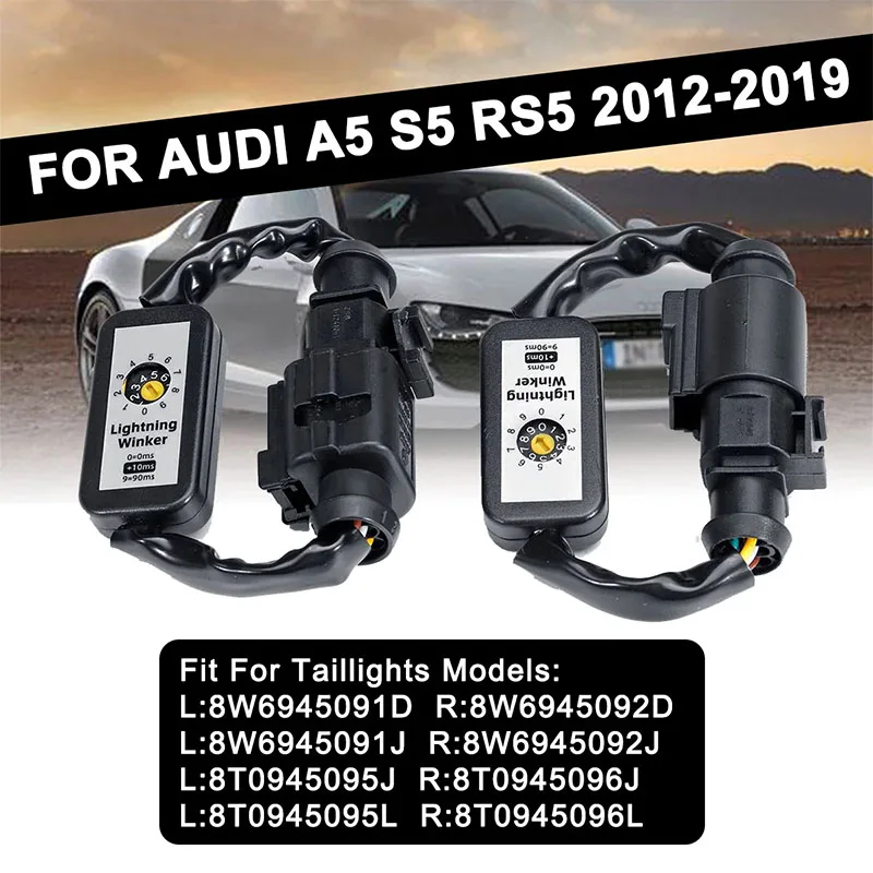 Car Lights Dynamic Turn Signal Indicator LED Taillight Add-on Module Cable Wire Harness Accessories For AUDI A5 S5 RS5 2012~2019
Car Lights Dynamic Turn Signal Indicator LED Taillight Add-on Module Cable Wire Harness Accessories For AUDI A5 S5 RS5 2012~2019