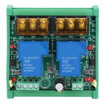 Relay Module 24V 2 Channel 30A High Power Large Current Relay PLC Module 2RL.24V30A.D
Relay Module 24V 2 Channel 30A High Power Large Current Relay PLC Module 2RL.24V30A.D