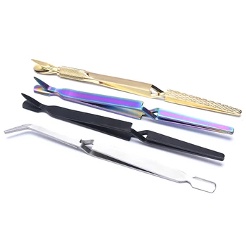 Nail Art Shaping Tweezers Stainless Steel Multi-Function Clip Tip Manicure Tool UV Gel Acrylic C Curve Nipper Picking Rhinestone
Nail Art Shaping Tweezers Stainless Steel Multi-Function Clip Tip Manicure Tool UV Gel Acrylic C Curve Nipper Picking Rhinestone
