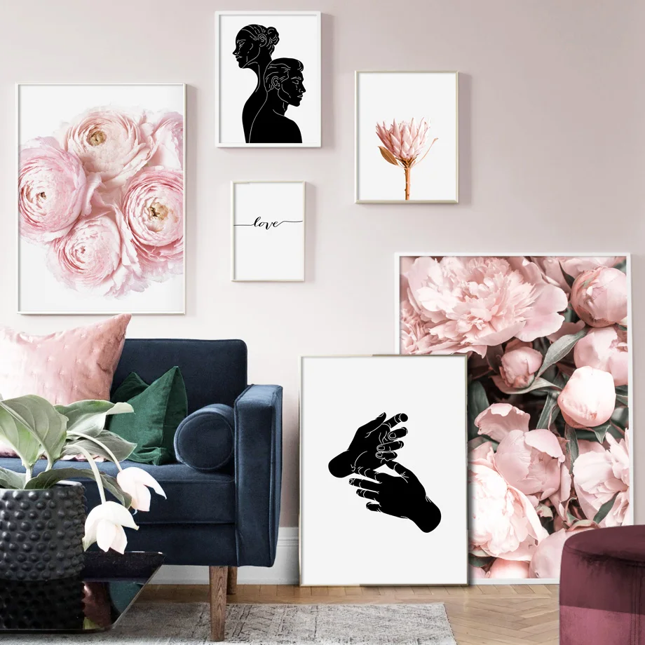 Portrait Hand Peony Lotus Flower Wall Art Print Canvas Painting Nordic Canvas Posters And Prints Wall Pictures For Living Room
Portrait Hand Peony Lotus Flower Wall Art Print Canvas Painting Nordic Canvas Posters And Prints Wall Pictures For Living Room