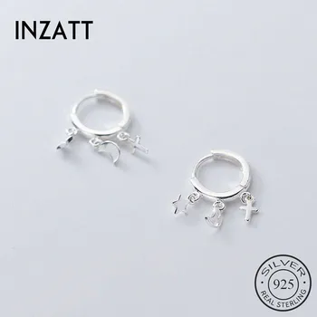 INZATT Real 925 Sterling Silver Moon Cross Star Hoop Earrings For Fashion Women Party Minimalist Fine Jewelry Hiphop Accessories
INZATT Real 925 Sterling Silver Moon Cross Star Hoop Earrings For Fashion Women Party Minimalist Fine Jewelry Hiphop Accessories