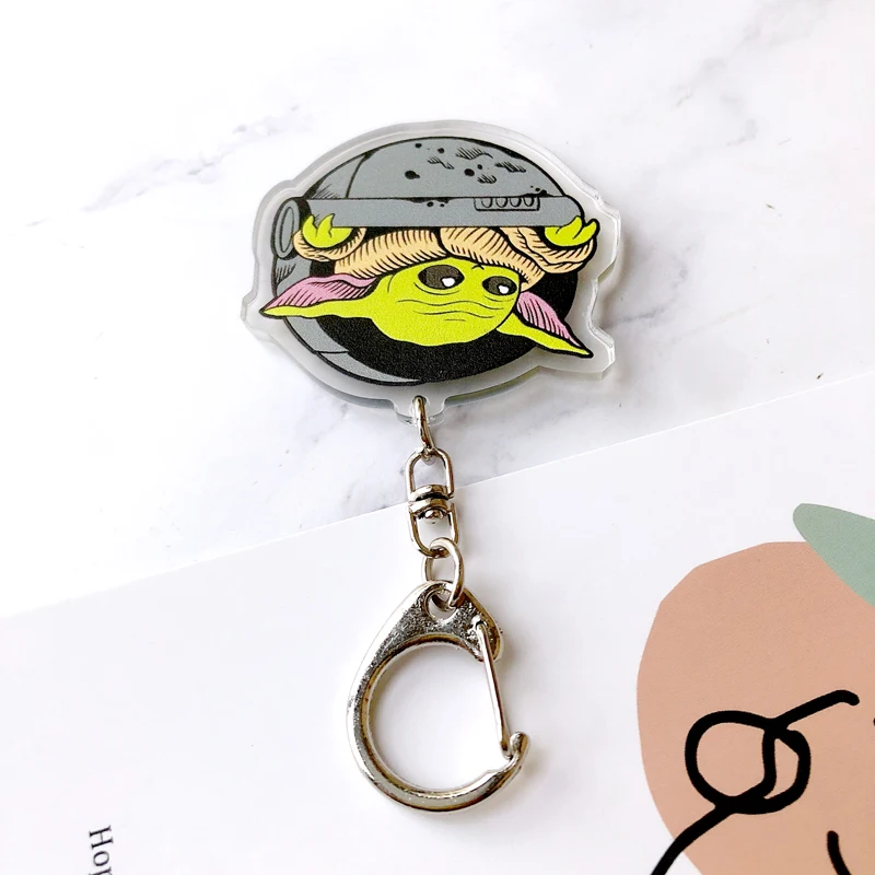 Cartoon Yoda baby Pendant keyring Men Women Vintage Charms Key Chain chaveiro 
Cartoon Yoda baby Pendant keyring Men Women Vintage Charms Key Chain chaveiro