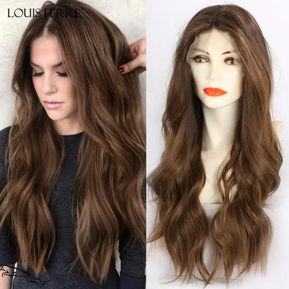 LOUIS FERRE Lace Wigs Long Wave Middle Part Lace Front Synthetic Hair Wig for Women Ombre Brown Honey High Density Cosplay Wigs
LOUIS FERRE Lace Wigs Long Wave Middle Part Lace Front Synthetic Hair Wig for Women Ombre Brown Honey High Density Cosplay Wigs