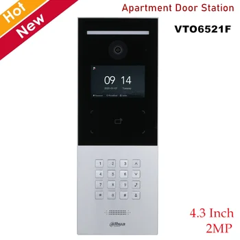 Dahua VTO6521F Apartment Door Station 4.3 inch IPS display 800×480 2MP CMOS True WDR Aluminum alloy Video Intercom systems
Dahua VTO6521F Apartment Door Station 4.3 inch IPS display 800×480 2MP CMOS True WDR Aluminum alloy Video Intercom systems