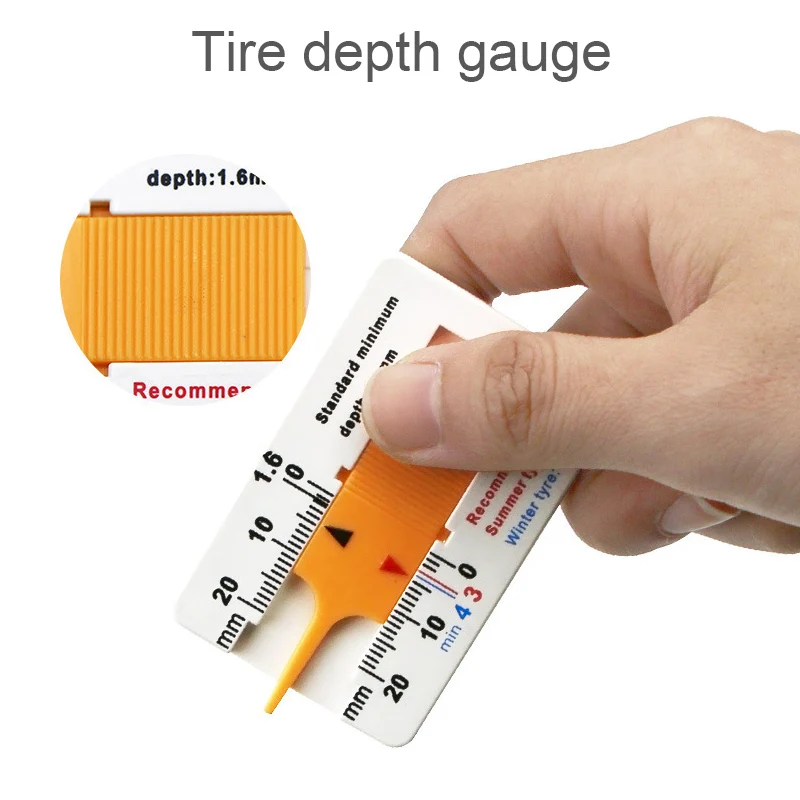 Auto Tyre Tread Depth Gauge Caliper Tire Wheel Measure Meter Thickness Detection Repair Tools for Car Motorcycle Trailer
Auto Tyre Tread Depth Gauge Caliper Tire Wheel Measure Meter Thickness Detection Repair Tools for Car Motorcycle Trailer