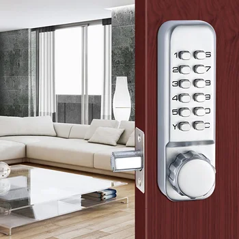 Zinc Alloy Password Door Lock Mechanical Digital Door Lock Waterproof Password Combination Keyless Entry Look for Home Office
Zinc Alloy Password Door Lock Mechanical Digital Door Lock Waterproof Password Combination Keyless Entry Look for Home Office