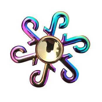 

Finger Spinner Office Anxiety Relief Stress Fidget Gyro Flower / Tower / Spider Metal Hand Spinner Tri Spinner Model