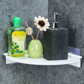 Bathroom Triangular Storage Shelf Hole Punched Bathroom Corner Strong Seemless Wall Hangers Storage Rack
Bathroom Triangular Storage Shelf Hole Punched Bathroom Corner Strong Seemless Wall Hangers Storage Rack