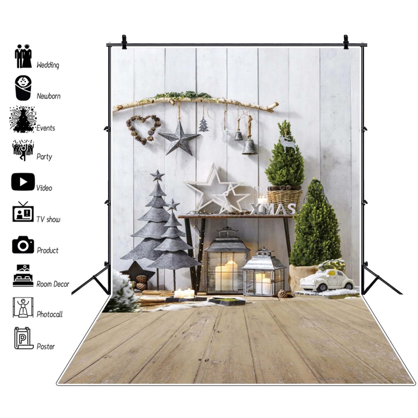 Yeele Photocall Christmas Photography Backdrop Wood Board Lanterns Baby Portrait Photozone Background Photographic Photo Studio
Yeele Photocall Christmas Photography Backdrop Wood Board Lanterns Baby Portrait Photozone Background Photographic Photo Studio