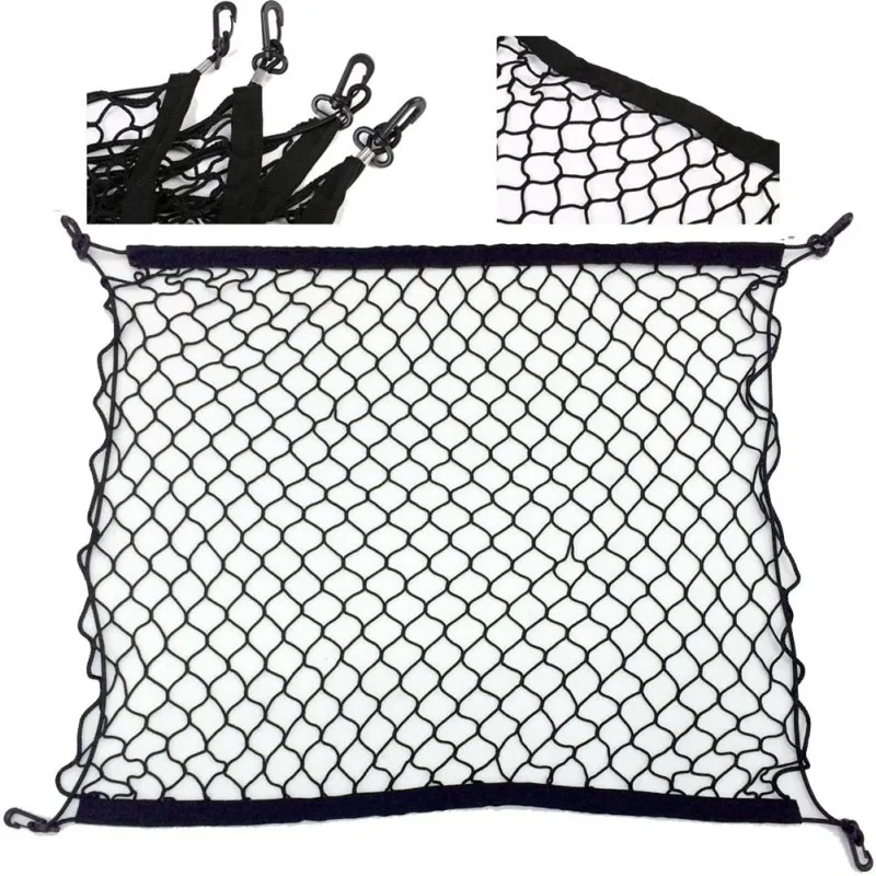 SUV Van Black Back Rear Trunk Nylon Elastic Mesh Cargo Net RV Camper Bus Luggage Storage Organizer Net 100x100CM Car Accessories
SUV Van Black Back Rear Trunk Nylon Elastic Mesh Cargo Net RV Camper Bus Luggage Storage Organizer Net 100x100CM Car Accessories