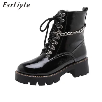 ESRFIYFE 2020 New Women Winter Ankle Boots Casual Lace Up Platform Shoes Ladies Gladiator Short Fashion Boots Women Thick Bottom 
ESRFIYFE 2020 New Women Winter Ankle Boots Casual Lace Up Platform Shoes Ladies Gladiator Short Fashion Boots Women Thick Bottom