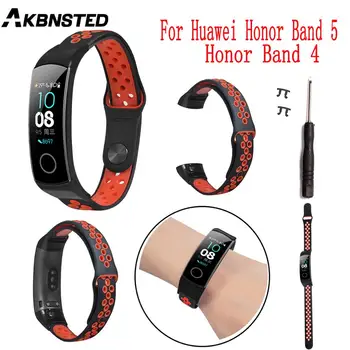 AKBNSTED For Huawei Honor Band 5 Colorful Silicone Stomata Watch Band For Honor Band 4 Smart Watch Wristband Replace Accessories
AKBNSTED For Huawei Honor Band 5 Colorful Silicone Stomata Watch Band For Honor Band 4 Smart Watch Wristband Replace Accessories