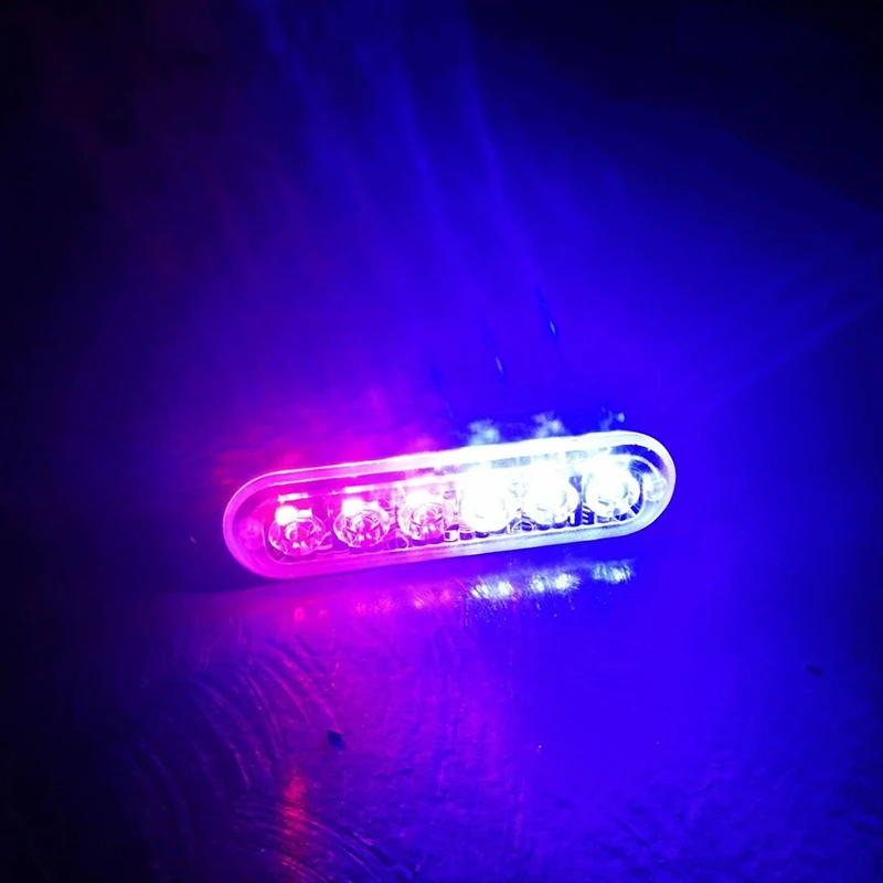6 LED 12V~24V 18W Waterproof Car Truck Strobe Flash Hazard Warning Light Lamp Aluminum Alloy Shell + PC Lens
6 LED 12V~24V 18W Waterproof Car Truck Strobe Flash Hazard Warning Light Lamp Aluminum Alloy Shell + PC Lens