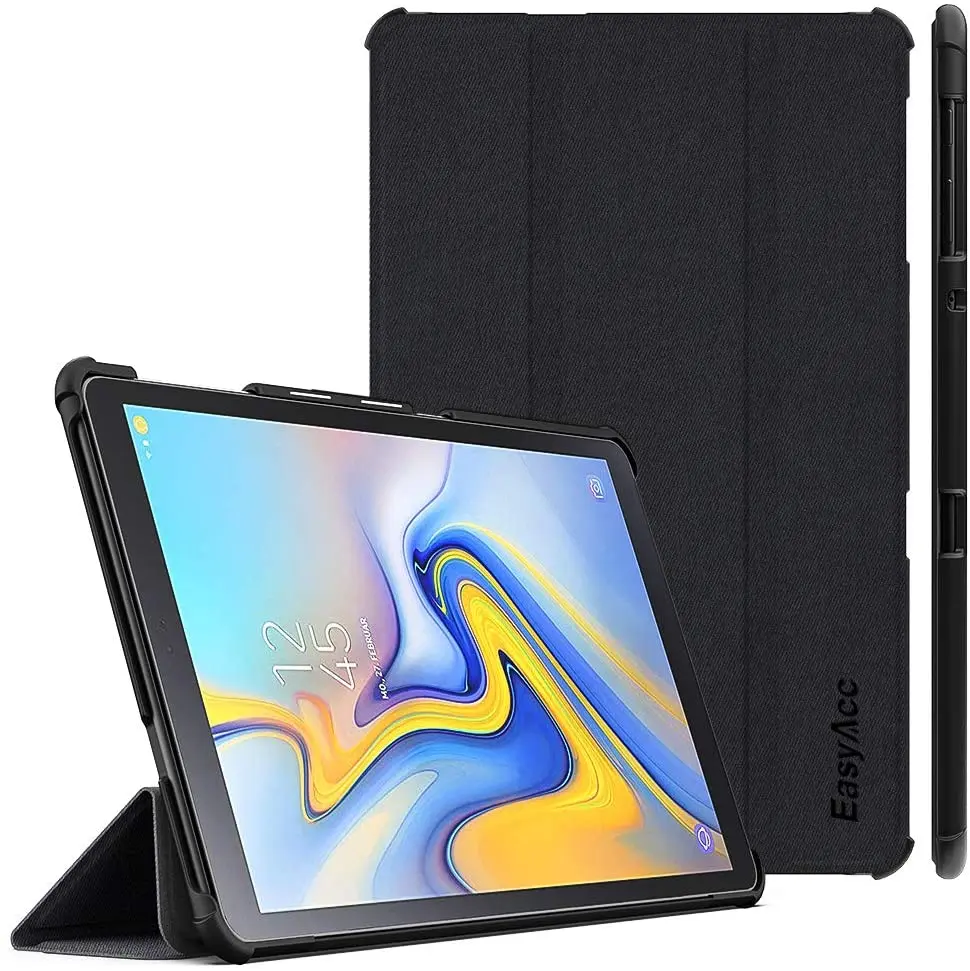EasyAcc Samsung Tab A 10.5 Case Ultra Thin Slim Shell Trifold Stand Cover with Frosted Back with Auto Wake & Sleep 10.5 inch
EasyAcc Samsung Tab A 10.5 Case Ultra Thin Slim Shell Trifold Stand Cover with Frosted Back with Auto Wake & Sleep 10.5 inch