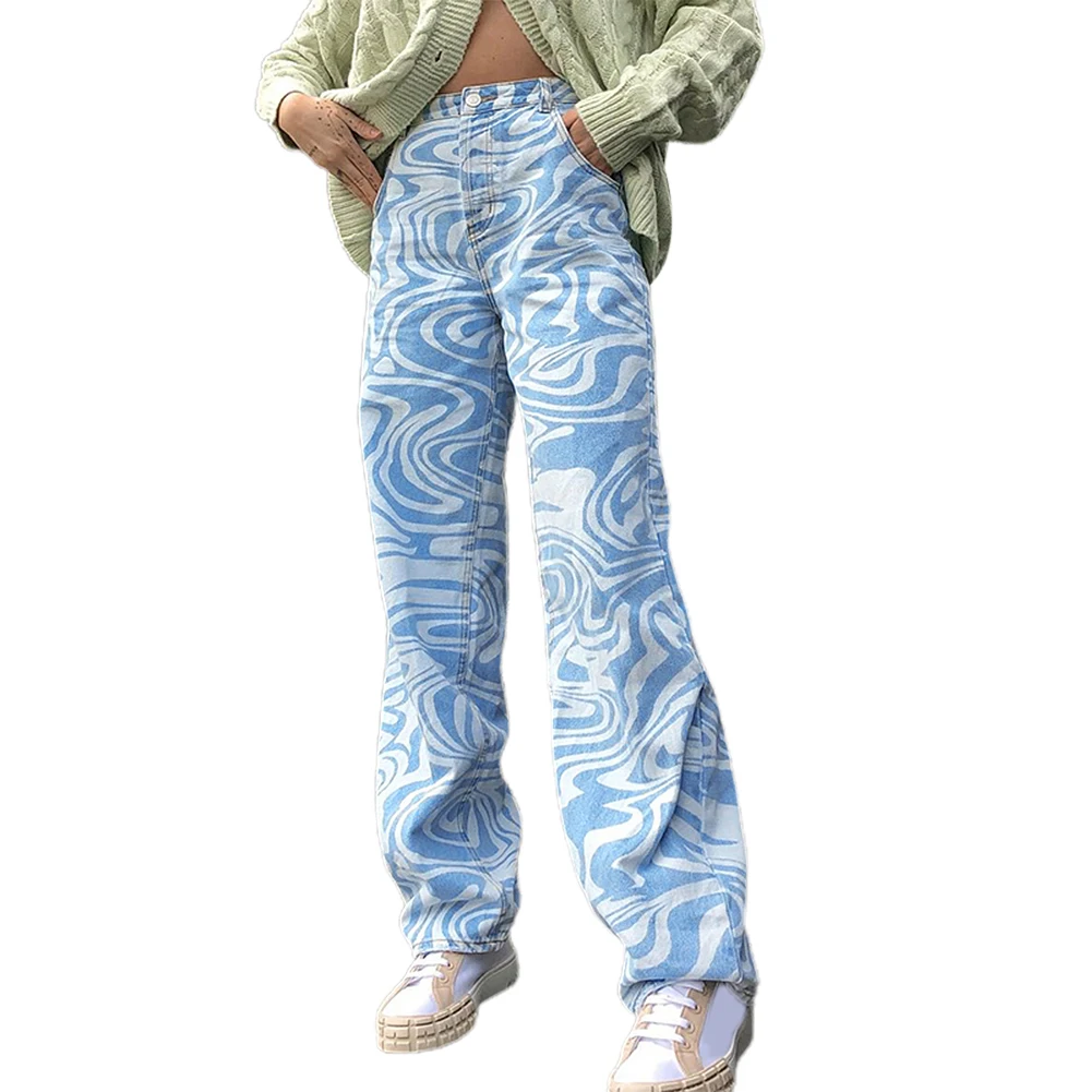 2020 Retro Zebra Printed y2k Denim Jean Women Vintage Streetwear Loose High Waisted Baggy Mom Jeans Streetwear Trousers
2020 Retro Zebra Printed y2k Denim Jean Women Vintage Streetwear Loose High Waisted Baggy Mom Jeans Streetwear Trousers