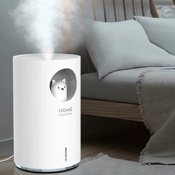 Cute Pet Humidifier 900ML Large Capacity Color LED Light Household Humidificador USB Electric Aroma-air-Diffuser Cool Mist Maker
Cute Pet Humidifier 900ML Large Capacity Color LED Light Household Humidificador USB Electric Aroma-air-Diffuser Cool Mist Maker