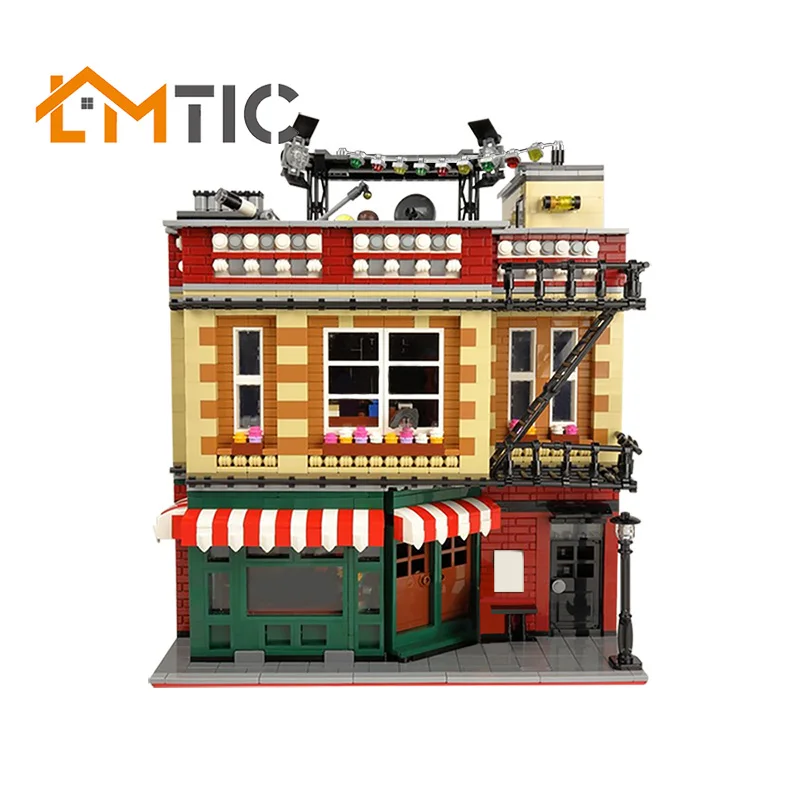 MOC Central Perk Big Bang Theory Modular House City Street View Model Building Blocks Diy 4294pcs Toys Bricks Xmas Gift For Kid
MOC Central Perk Big Bang Theory Modular House City Street View Model Building Blocks Diy 4294pcs Toys Bricks Xmas Gift For Kid