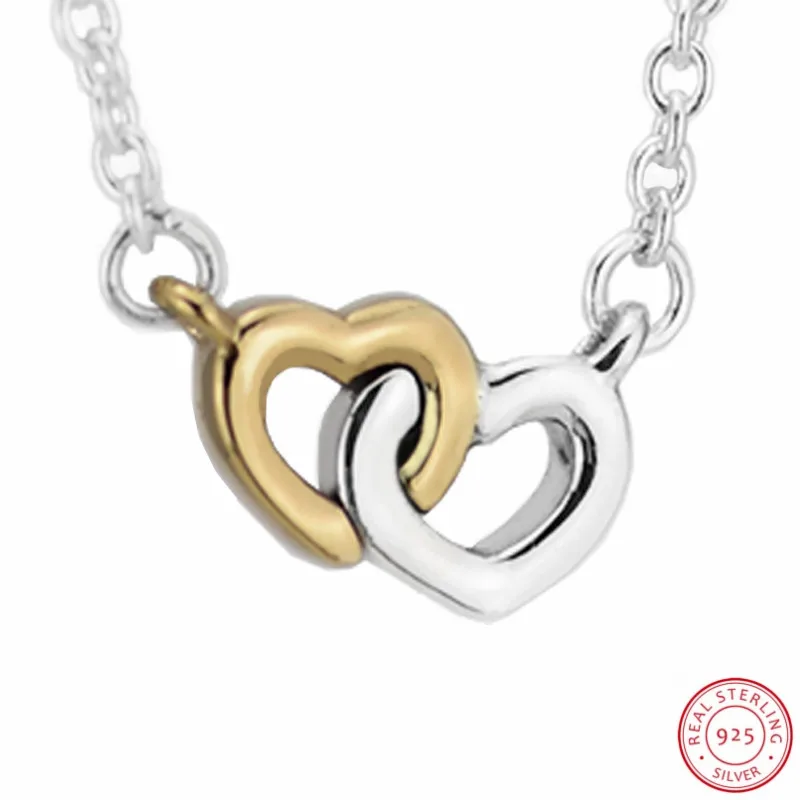 Real-925-Sterling-Silver-14ct-Gold-United-in-Love-Pendant-Necklaces-for-Women-Jewelry-Elegant-Expression (3)