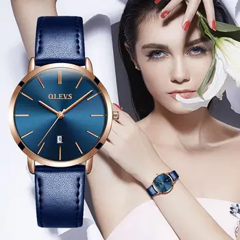 OLEVS Women Watch Red Casual Leather Ladies Watches Luxury Quartz Female Wristwatches Brand Clock Ultra Thin Surface 6.5MM5869
OLEVS Women Watch Red Casual Leather Ladies Watches Luxury Quartz Female Wristwatches Brand Clock Ultra Thin Surface 6.5MM5869