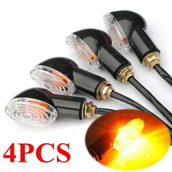 4pcs Mini Cat Eye Turn Signal Light Indicator Lamp Amber Universal 12V 10W Fit With 10mm Threaded Mounting Stud
4pcs Mini Cat Eye Turn Signal Light Indicator Lamp Amber Universal 12V 10W Fit With 10mm Threaded Mounting Stud