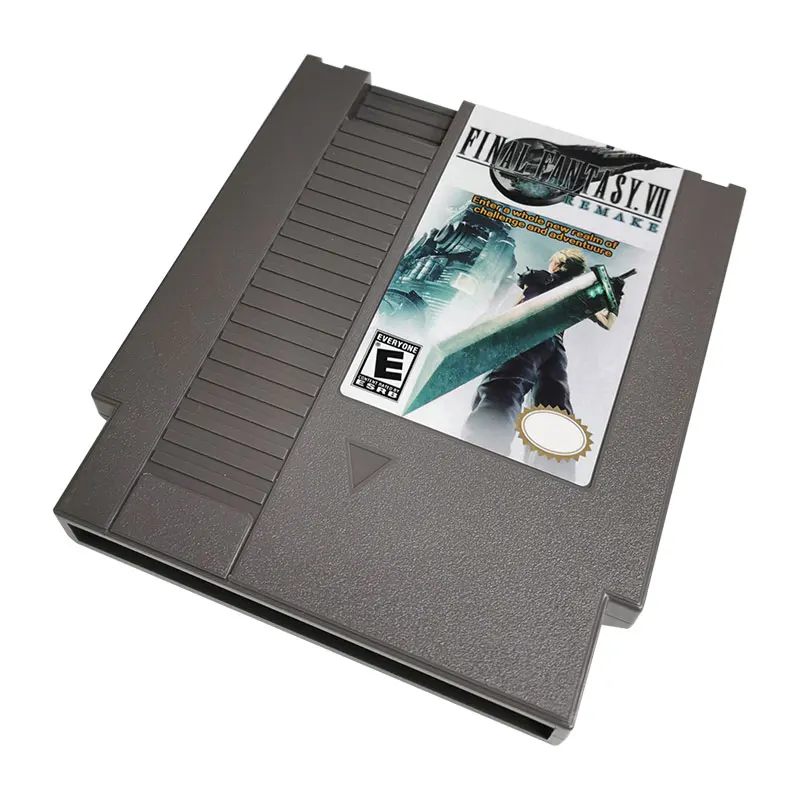 Игровой картридж финальной фантазии VII для консоли NES 72 контакта 8 бит одна карта |