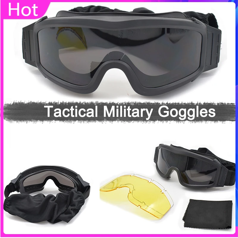 Tactical Military Goggles Anti-impact Men Airsoft Army Shooting Eyewear Explosion Proof War Game Hunting Protective Glasses
Tactical Military Goggles Anti-impact Men Airsoft Army Shooting Eyewear Explosion Proof War Game Hunting Protective Glasses