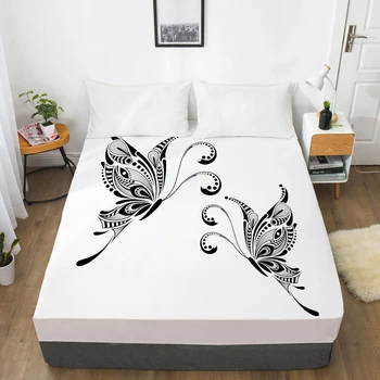 Fitted Sheets With Elastic Band Mattress Cover 3D HD Printed Bedsheet Bed Sheet Linens 160X200/90x200CM Size Bedding butterfly
Fitted Sheets With Elastic Band Mattress Cover 3D HD Printed Bedsheet Bed Sheet Linens 160X200/90x200CM Size Bedding butterfly