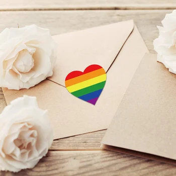 1.5 Inch Rainbow Stripe Heart-shaped Sticker Sealing Sticker Label-Picture Color 500Pcs/Roll
1.5 Inch Rainbow Stripe Heart-shaped Sticker Sealing Sticker Label-Picture Color 500Pcs/Roll