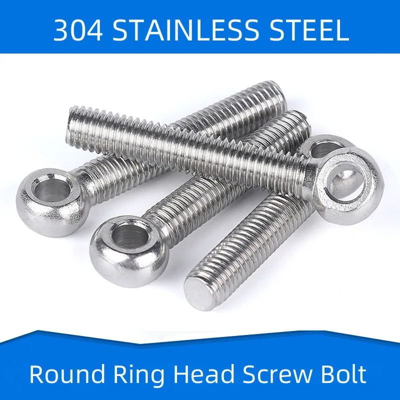 304 Stainless Steel Union Screw Bolt Loose Joint Screws Hook Lifting Fasteners Loose Fitting Bolt M5 M6 M8 M10 M12 M14 M16 M20
304 Stainless Steel Union Screw Bolt Loose Joint Screws Hook Lifting Fasteners Loose Fitting Bolt M5 M6 M8 M10 M12 M14 M16 M20