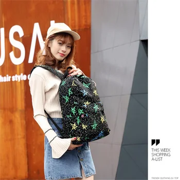 Fashion Portable School Bags for Teenager Canvas school bag Girl student backpack leisure travel backpack 14 inches laptop bag 
Fashion Portable School Bags for Teenager Canvas school bag Girl student backpack leisure travel backpack 14 inches laptop bag