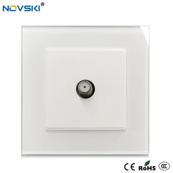 NOVSKI EU Standard SATV Socket Satellite Male Plug Outlet Data Socket Crystal Glass Panel 86*86mm 2020 New Arrival
NOVSKI EU Standard SATV Socket Satellite Male Plug Outlet Data Socket Crystal Glass Panel 86*86mm 2020 New Arrival