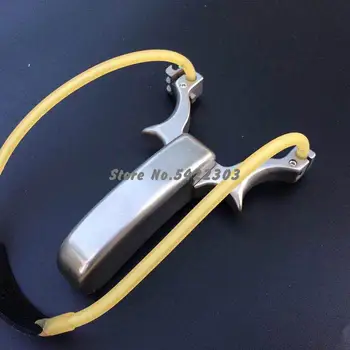 Titanium Alloy Outdoor Powerful Slingshot Single Card Ball Rubber Band Precision Hunting Aiming Point Catapult
Titanium Alloy Outdoor Powerful Slingshot Single Card Ball Rubber Band Precision Hunting Aiming Point Catapult