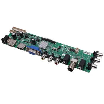 DS.D3663LUA.A81 DVB-T2/T/C Digital TV 15-32 Inch Universal LCD TV Controller Driver Board for 30Pin 2Ch,8-Bit(EU Plug)
DS.D3663LUA.A81 DVB-T2/T/C Digital TV 15-32 Inch Universal LCD TV Controller Driver Board for 30Pin 2Ch,8-Bit(EU Plug)