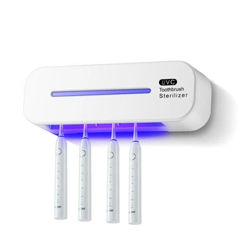 Portable Charging Smart Toothbrush Sterilization Box Wall-mounted 5 Slots UVC Ultraviolet Disinfection Box Toothbrush Rack
Portable Charging Smart Toothbrush Sterilization Box Wall-mounted 5 Slots UVC Ultraviolet Disinfection Box Toothbrush Rack