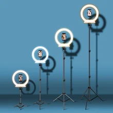 Led Selfie Ring Lamp With Tripod Stand Dimmable USB Round For Live Streaming Youtube Tiktok Photographic Lighting Makeup Video
Led Selfie Ring Lamp With Tripod Stand Dimmable USB Round For Live Streaming Youtube Tiktok Photographic Lighting Makeup Video