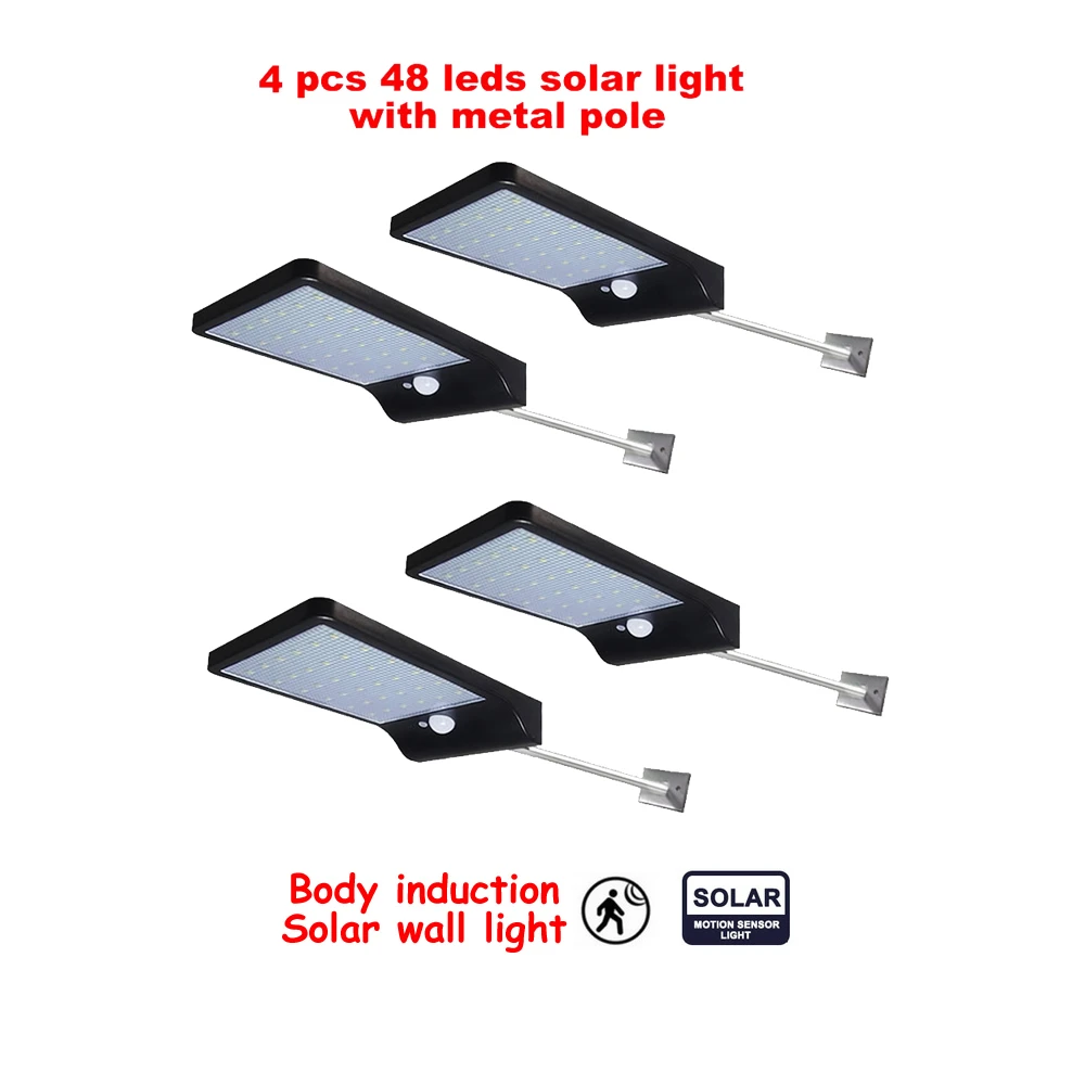 2/4pcs 48 LEDs Solar Street Garden Security light Solar Motion Sensor Light with Remote Control outdoor lighting lamp security g
2/4pcs 48 LEDs Solar Street Garden Security light Solar Motion Sensor Light with Remote Control outdoor lighting lamp security g