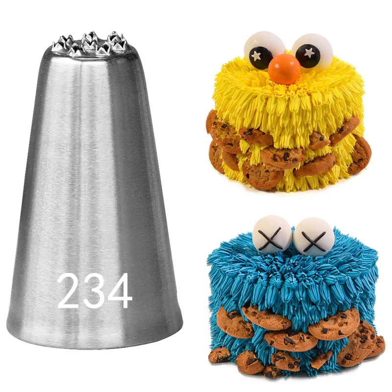 #234 Grass Pastry Nozzles For Decorating Cake Cream Nozzle Cute Cartoon Animal Icing Piping Tips Hedgehog Decorator Baking Tools
#234 Grass Pastry Nozzles For Decorating Cake Cream Nozzle Cute Cartoon Animal Icing Piping Tips Hedgehog Decorator Baking Tools