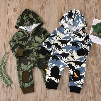 2020 Autumn Toddler Infant Baby Boys Girls Long Sleeve Zipper Hooded dinosaur Print Jumpsuit Romper Clothes Baby Rompers
2020 Autumn Toddler Infant Baby Boys Girls Long Sleeve Zipper Hooded dinosaur Print Jumpsuit Romper Clothes Baby Rompers