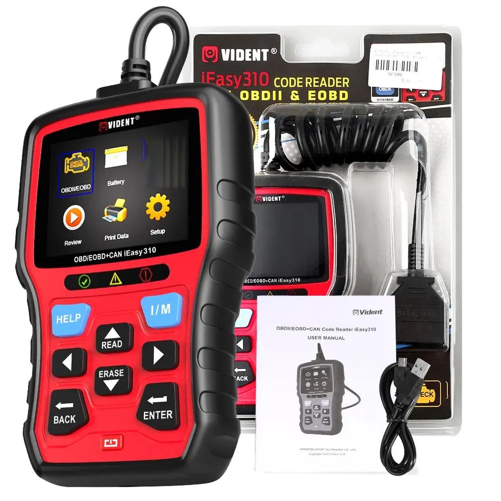 Vident IEasy310 ODB2 Handheld Scanner OBDII Code Reader And Car Diagnostic Tool OBD2 Automotive Scanner
Vident IEasy310 ODB2 Handheld Scanner OBDII Code Reader And Car Diagnostic Tool OBD2 Automotive Scanner