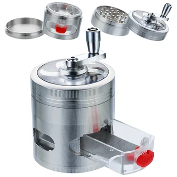 Metal Tobacco Herb Grinder Manual Handle Crank Spice Crusher Drawer Hand Mill Kitchen Accessories Gadget Cooking Tools
Metal Tobacco Herb Grinder Manual Handle Crank Spice Crusher Drawer Hand Mill Kitchen Accessories Gadget Cooking Tools