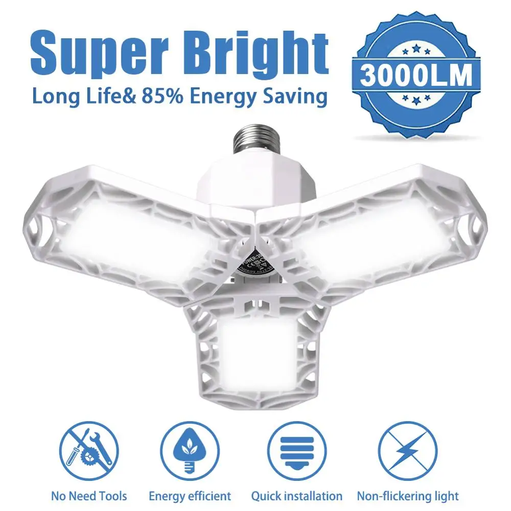 E27/b22 LED Bulb 30W 3000Lm High Intensity Deformable Lamp AC85-265V For Indoor Parking Industrial Warehouse Led Mining Lamp
E27/b22 LED Bulb 30W 3000Lm High Intensity Deformable Lamp AC85-265V For Indoor Parking Industrial Warehouse Led Mining Lamp