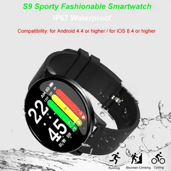 2019 NEW S9 Sports Waterproof multi-function Smart Watch Heart Rate Blood Oxygen Pressure Wristwatch intelligent bracelet
2019 NEW S9 Sports Waterproof multi-function Smart Watch Heart Rate Blood Oxygen Pressure Wristwatch intelligent bracelet