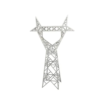 17.7x4.2x3.9cm Wine Cup Shaped DIY Sand Table Cable Tower Model Electric High Voltage Transmission Tower Decoration -Silver Grey
17.7x4.2x3.9cm Wine Cup Shaped DIY Sand Table Cable Tower Model Electric High Voltage Transmission Tower Decoration -Silver Grey