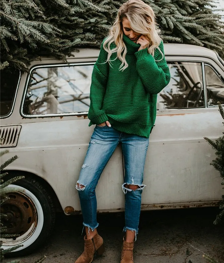 Women's high-necked pullover solid color elastic plain pullover Korean version large-size sweater 2020 autumn and winter Harajuk
Women's high-necked pullover solid color elastic plain pullover Korean version large-size sweater 2020 autumn and winter Harajuk
