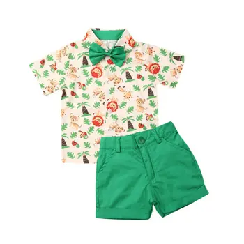 Baby Boy Clothes Toddler Kid Gentleman Clothes Cute Lions Shirt Tops Shorts Pants Set
Baby Boy Clothes Toddler Kid Gentleman Clothes Cute Lions Shirt Tops Shorts Pants Set