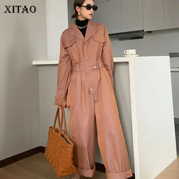 XITAO Patchwork Drawstring Waist Pockets Jumpsuit Women 2020 Autumn Casual Fashion New Style Goddess Fan Women Clothes ZP2104
XITAO Patchwork Drawstring Waist Pockets Jumpsuit Women 2020 Autumn Casual Fashion New Style Goddess Fan Women Clothes ZP2104