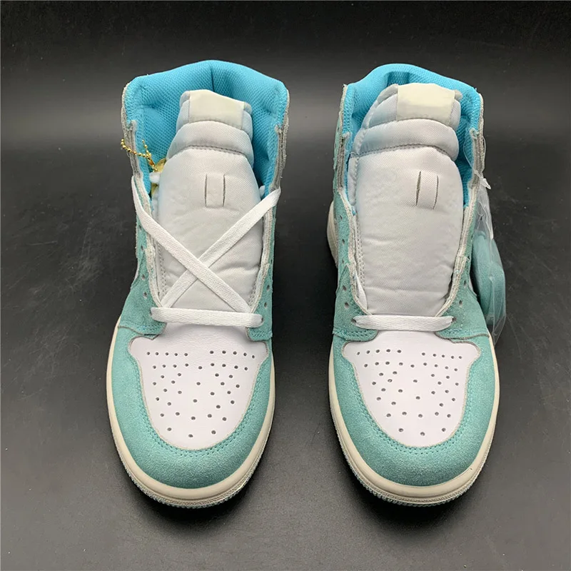 

Cheap turbo green 1s TOP Factory Version 1 designer Basketball Shoes mens trainers New 2019 Genuine Leather Sneakers with Box