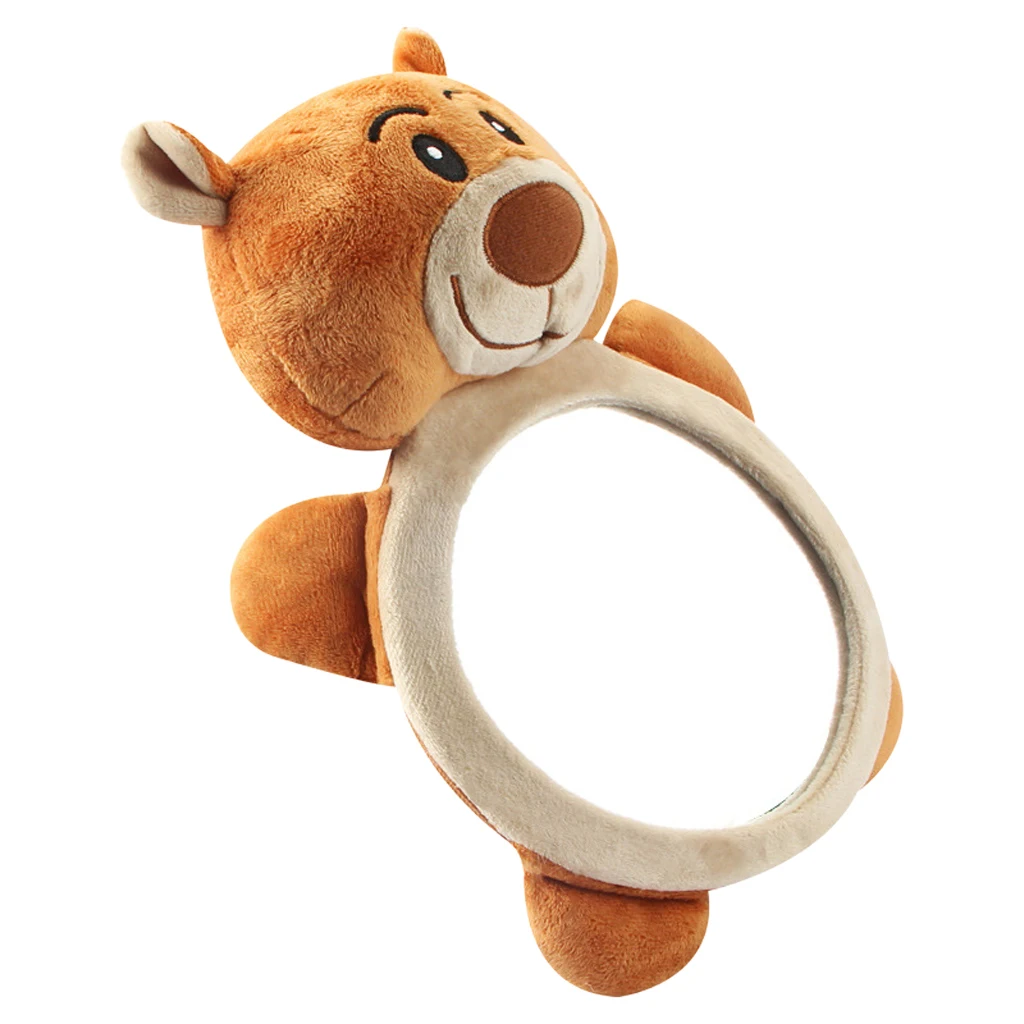 Soft Bear frame Baby Car Mirror, Rear Facing Mirrors, Backseat Baby Mirror, Rear View Car Mirror, Shatterproof Soft Bear frame Baby Car Mirror, Rear Facing Mirrors, Backseat Baby Mirror, Rear View Car Mirror, Shatterproof