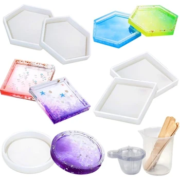 Resin Cast Coaster Mould,Resin Coaster Mould,DIY Agate Epoxy Coaster Mould,Used to Make Coasters,Handmade for Mats
Resin Cast Coaster Mould,Resin Coaster Mould,DIY Agate Epoxy Coaster Mould,Used to Make Coasters,Handmade for Mats