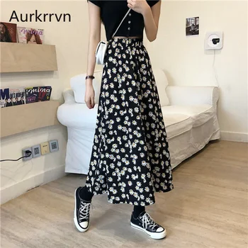 Aurkrrvn Trendy Daisies Print Long Summer Skrits for Womens Korean Style A-line Female High Waist Skirts Plus Size Women 2020
Aurkrrvn Trendy Daisies Print Long Summer Skrits for Womens Korean Style A-line Female High Waist Skirts Plus Size Women 2020